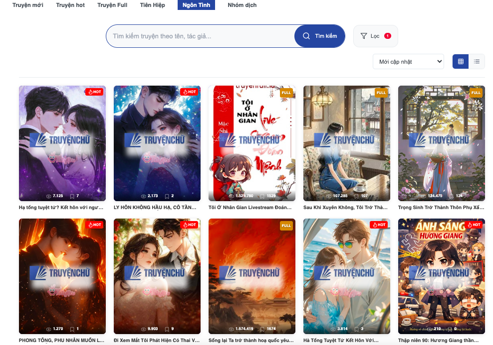 Trải nghiệm đọc truyện