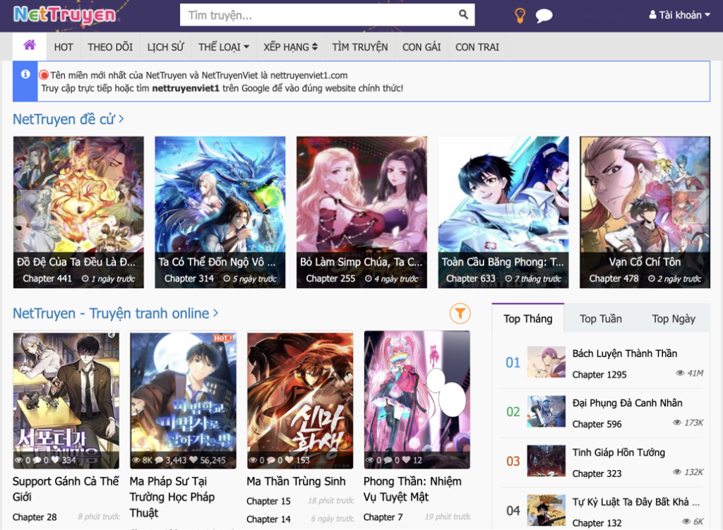 Trải nghiệm đọc truyện